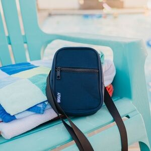 Black Brixley Jet Crossbody Bag for Men